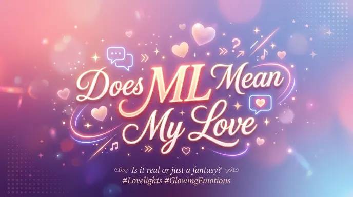 Does ML Mean My Love
