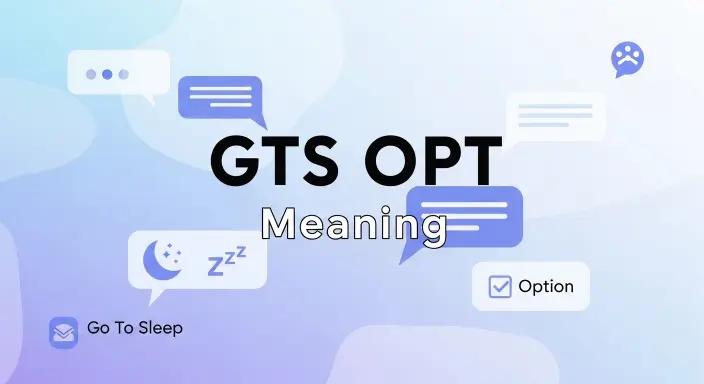 GTS OPT Meaning 