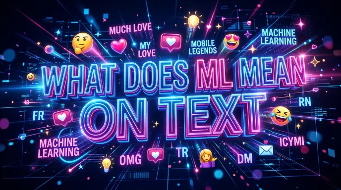 What Does ML Mean on Text