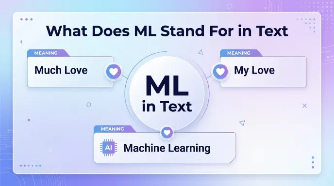 What Does ML Stand For in Text