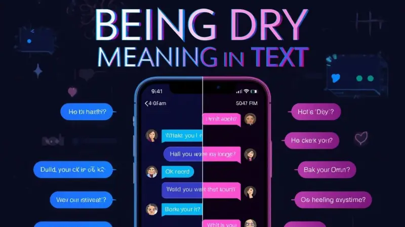 Being Dry Meaning in Text