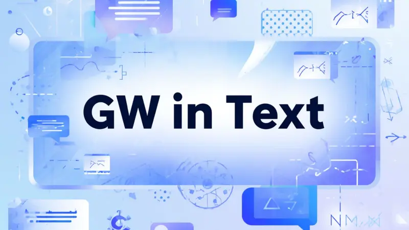 GW in Text 