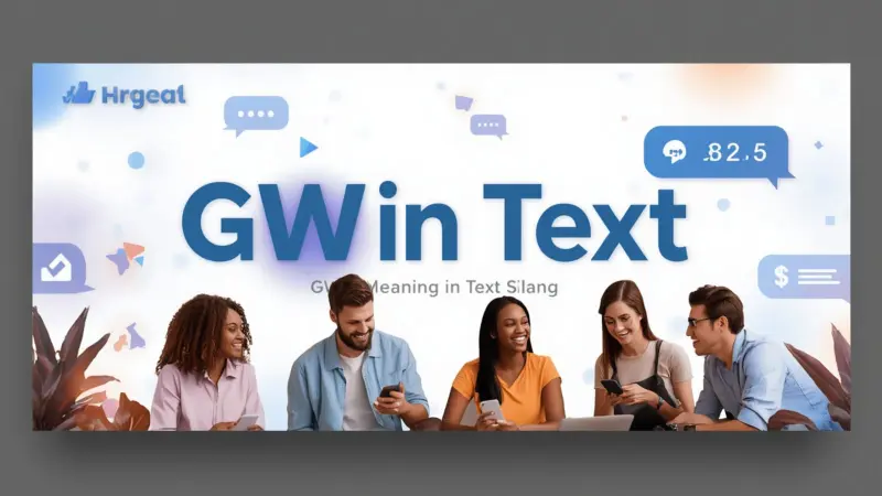 GW Meaning in Text Slang 