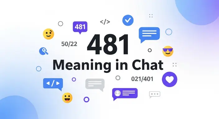481 Meaning in Chat