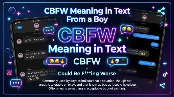 CBFW Meaning in Text From a Boy
