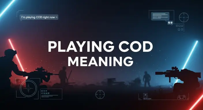 Playing COD Meaning