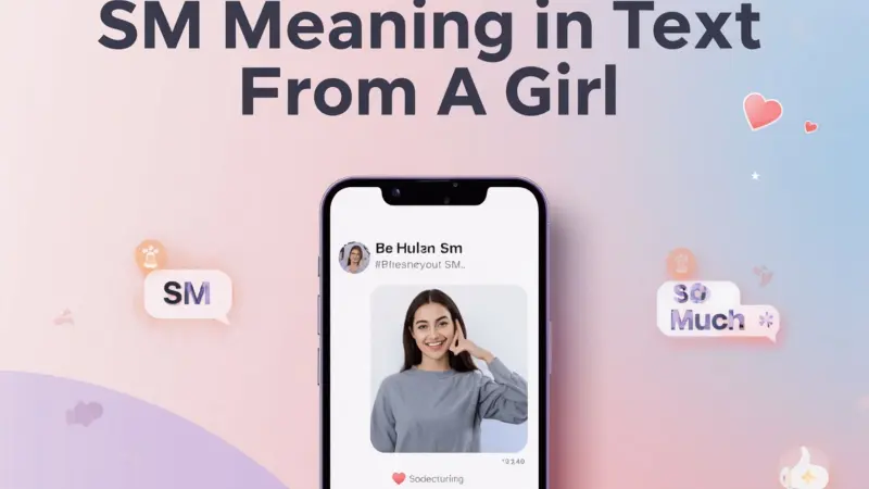 SM Meaning in Text from a Girl