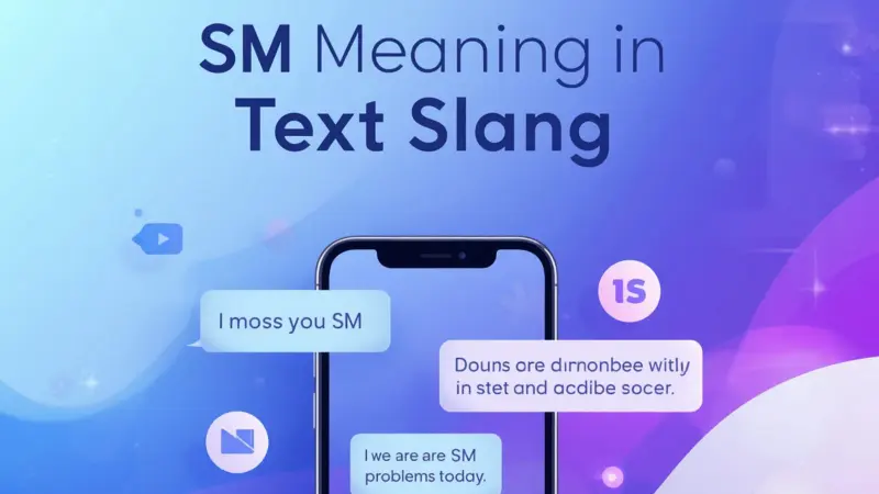 SM Meaning in Text Slang