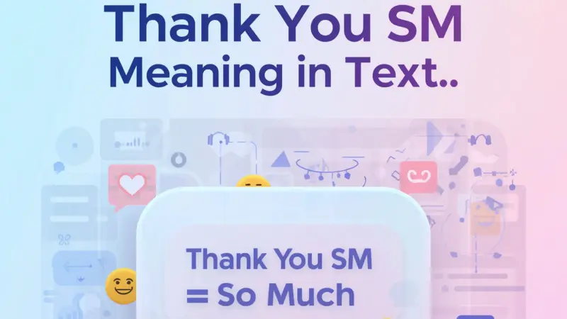Thank You SM Meaning in Text