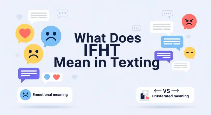 What Does IFHT Mean Texting