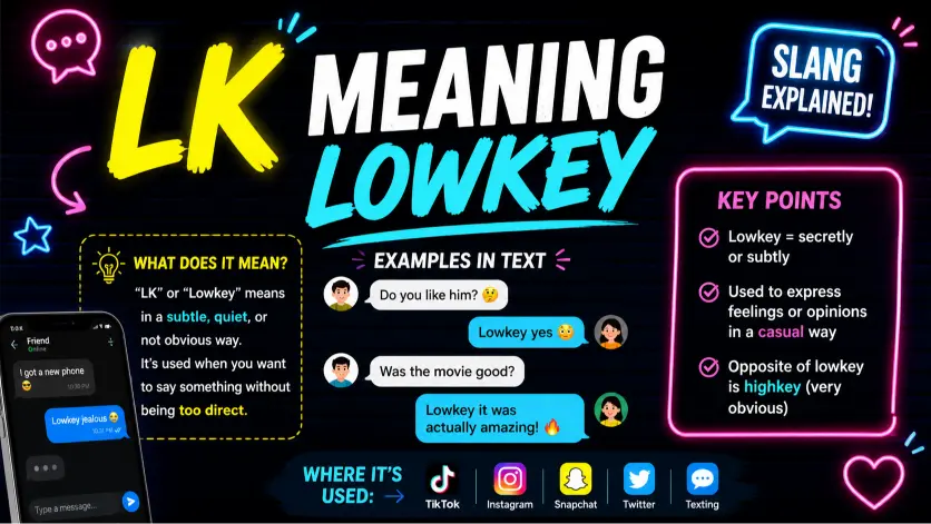 LK Meaning Lowkey
