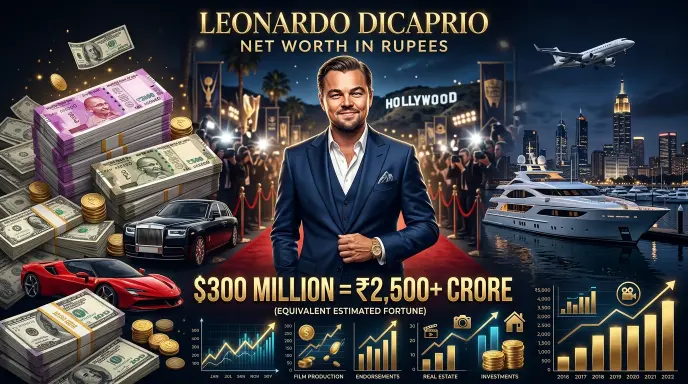 Leonardo DiCaprio Net Worth in Rupees