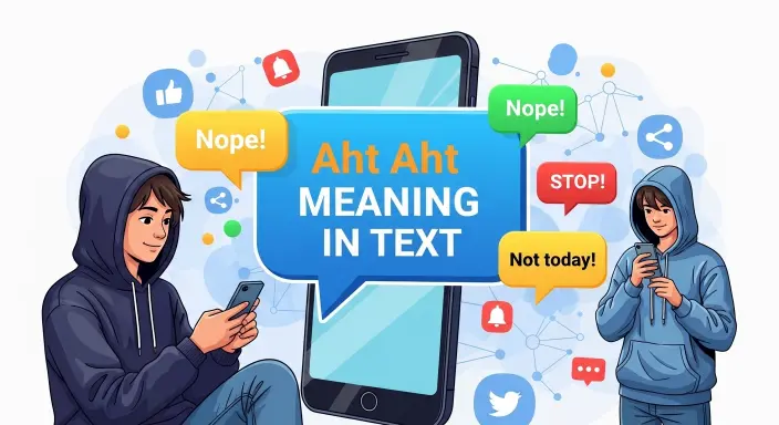 Aht Aht Meaning in Text: Social Media Slang Explained 2026