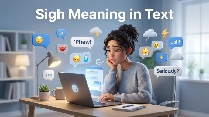 Sigh Meaning in Text: What Does It Mean From a Girl or Guy 